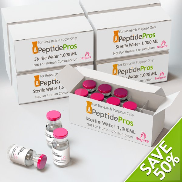 10ML Sterile Water 100 VIALS AT 50% OFF